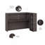Bureau d'intimité avec tablettes Bush C-70656784-70656785