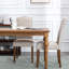 Chaise parsons capitonnée en lin rembourré-1032295278