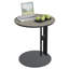 Table d'appoint ronde en cuir-909447349