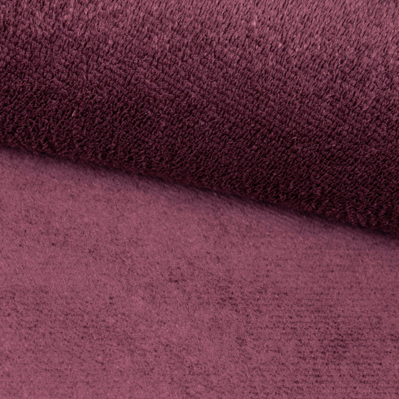 Upholstered Chaise Lounge, Dark Pink