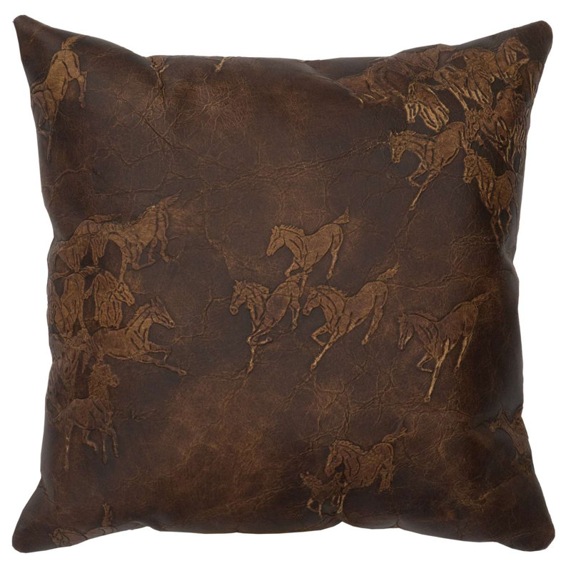Coussin Wooded River, Arrière en tissu