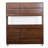 63" W Large Kitchen Hutch Cabinet, Freestanding Pantry Cabinets Storage Kitchen Cupboard with 4 Doors, 4 Drawers & Microwave Shelf, Walnut-129385633