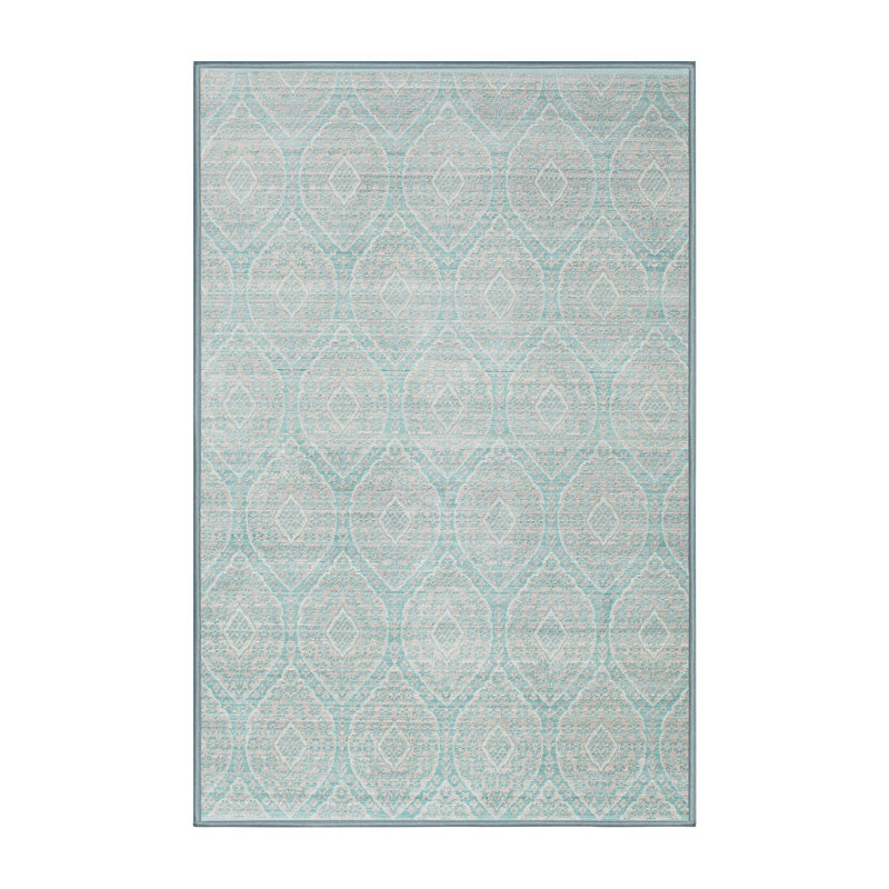 Tapis abstrait gris, Rectangle 4 pi x 6 pi