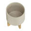 S / 2 5/8 po avec support à bois, beige mat