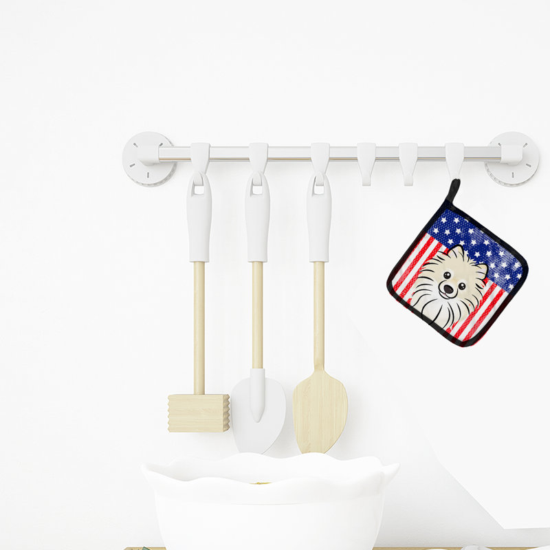 Caroline's Treasures American Flag Polyester Potholder