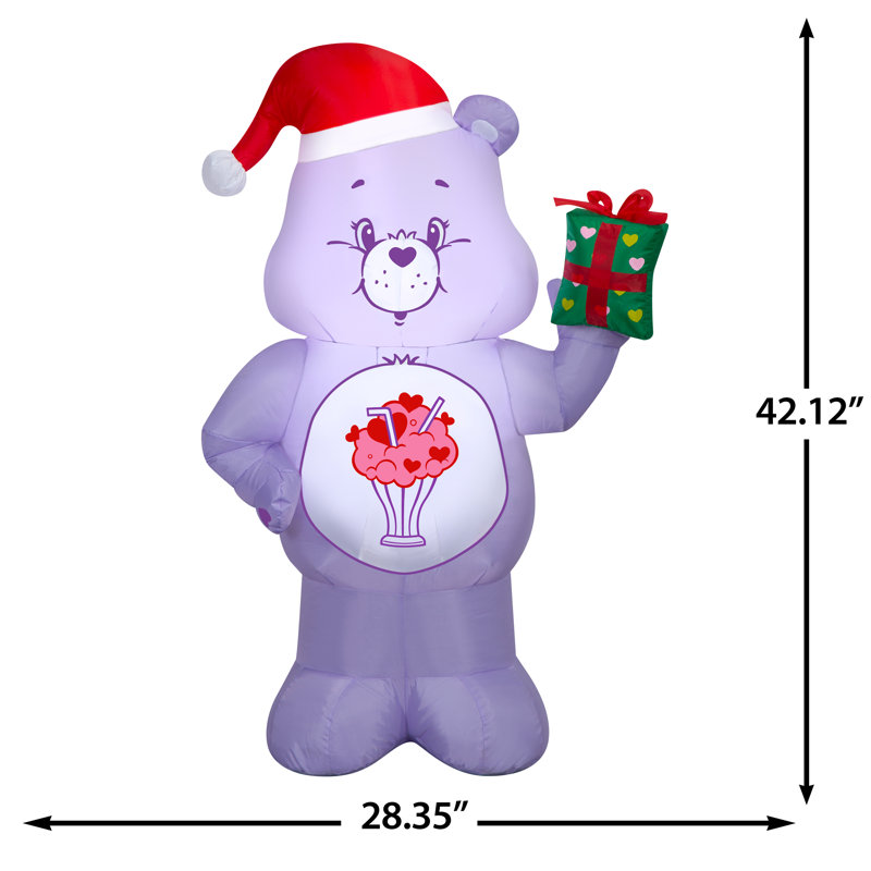 Lumière de Noël Airblown - Partage d'un chapeau de père Noël avec un cadeau - SM-CloudCo