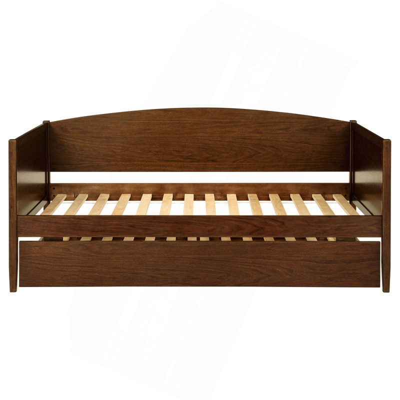 Fallbrook Medium Walnut Twin Daybed With Trundle