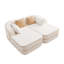 Chaise longue 77 pouces en tissu Teddy-121108686