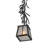 Rustic Lodge 1 - Light Black Single Pendant