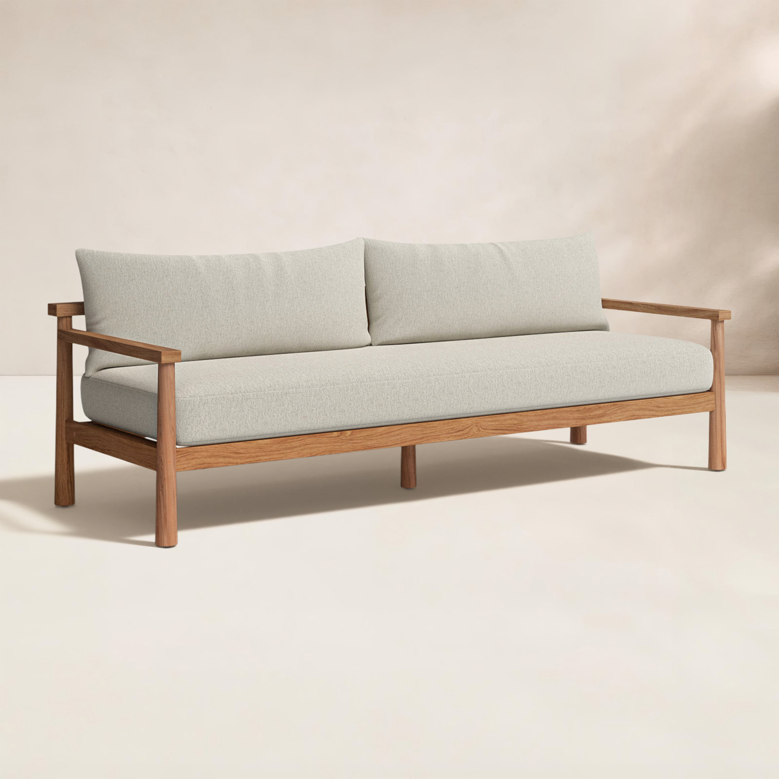 Naria 96" Teak Patio Sofa