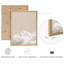 Ensemble de 3 pièces d'art mural encadré en nuage - Impressions de ciel blanc neutre pour décor de chambre à coucher, de chambre de bébé ou de salon-112375264-112375266
