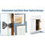 Armoire blanche en bois massif avec 2 portes à fermeture en douceur et tablette intérieure pour le rangement de la buanderie, système, construction, ensemble de cuisine pour salle de bain Shaker 2 portes 1 porte