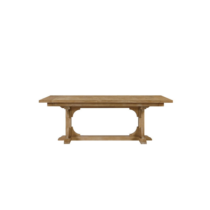 Table à tréteaux - amande (table seulement), H 30 po x l 144 po x P 44 po, Beige