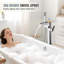 Single Handle Floor Mounted Clawfoot Tub Faucet with Handled Shower-70842003