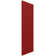 True Fit PVC Horizontal Slat Modern Style Fixed Mount Shutters