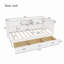 Structure de lit en L avec éclairage vers le bas à DEL et port USB-1819125802