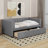 Twin Size Upholstered Daybed With Drawers-1590485386