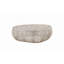 Table basse ovale argent