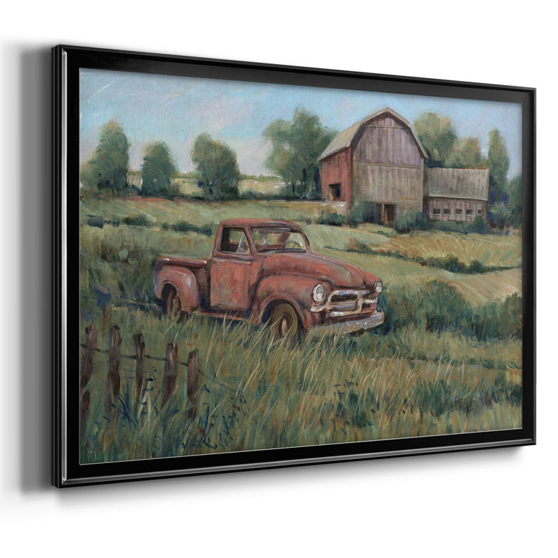 Rusting Away II, reproduction d'art sur toile, Toile encadrée noire à coins fermés, H 14 po x l 20 po x P 1,5 po