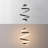 Arianda 11" 1-Light Modern Minimalist Metal Helix Swirl Abstract Integrated LED Pendant-807737968