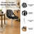 Stackable Dining Side Chairs with Floral Cutout Back and Stainless Steel Legs – Modern Kitchen, Restaurant, or Banquet Seating-544002243