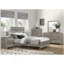 Mobilier de chambre à coucher de style rustique en bois vieilli à finition grise vieillie 1pc