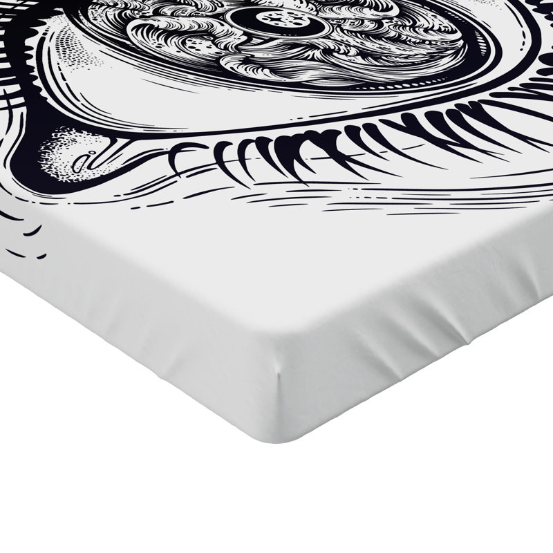 Ensemble de 2 drap-housse Ambesonne Tsunami Boho, Drap-housse pour très grand lit californien