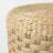 Whitfield 17.7" Wide Round Geometric Pouf Ottoman