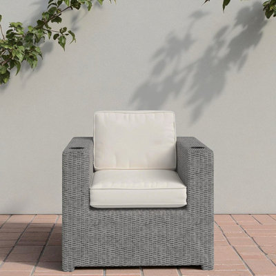 Fauteuil club Aviara - gris