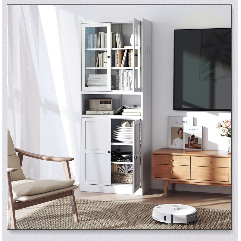 Armoire de cuisine en métal durable avec tablettes réglables, structure en acier inoxydable robuste, rangement autoportant pour les maisons modernes