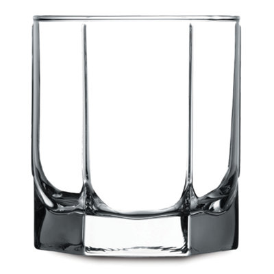 Hidayaah 10.6514oz. 100% Glass Whiskey Glass Set