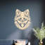 Décoration murale abstraite loup - ACM-577198688-577198689