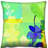 Floral Cotton Blend Outdoor Throw Pillow