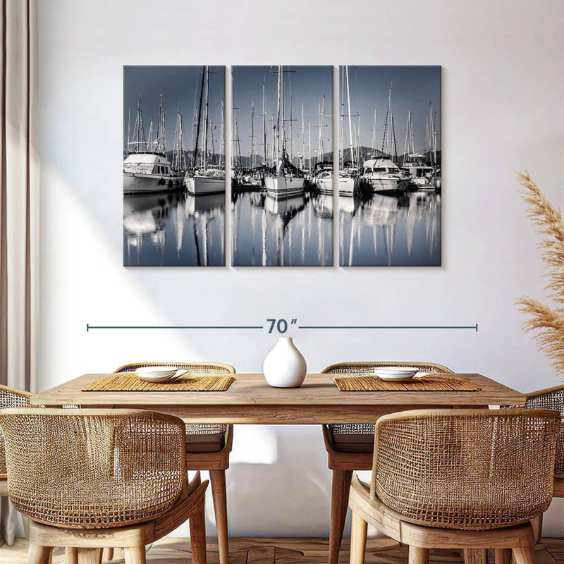 Mehar European Marina Yachts, 36" H x 57" W
