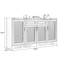 Rangement pour chaussures en alliage d'aluminium noyer