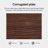 Venisel 4-Door Accent Cabinet, Modern Walnut Wooden Sideboards with Storage