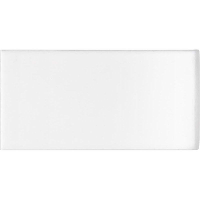 Basic White 3" Bullnose, White Matte