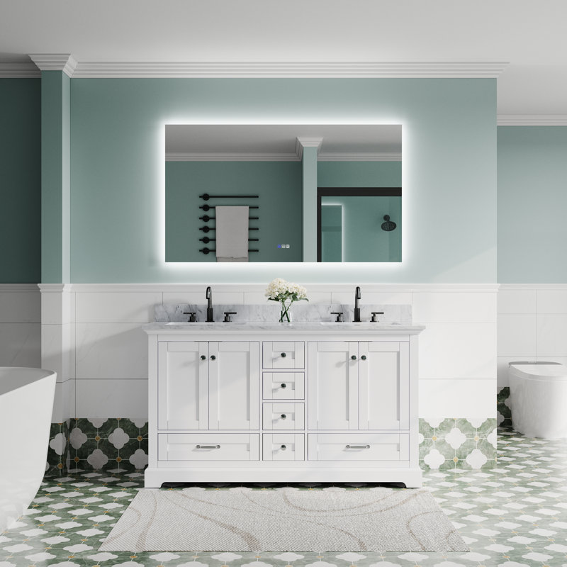 Miroir de salle de bain à DEL ZC-Mirror, 32 po x 55 po