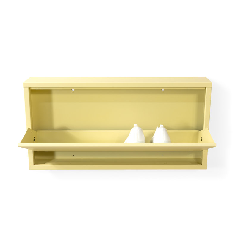 Billy 3 Pair Shoe Storage, Yellow