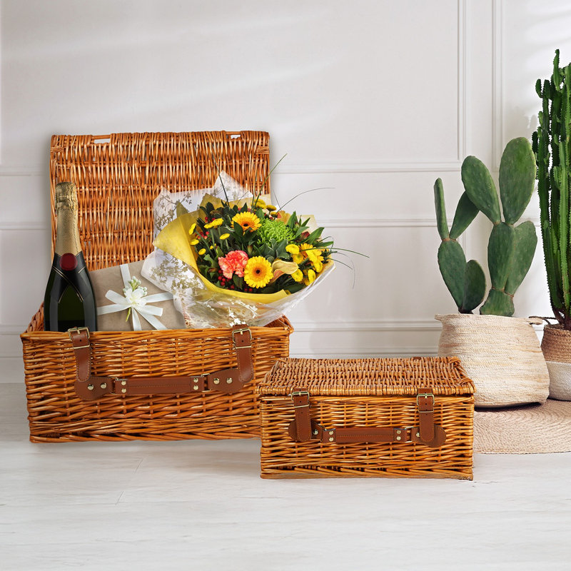Wickerfield Wicker Decorative Basket, Medium