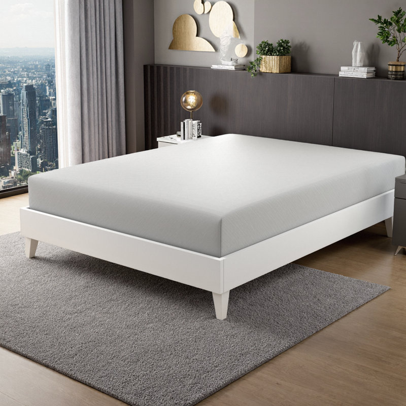Matelas pleine grandeur en mousse viscoélastique gélifiée de 10 pouces - sensation ferme, lit dans une boîte avec confort rafraîchissant et support d'isolation des mouvements