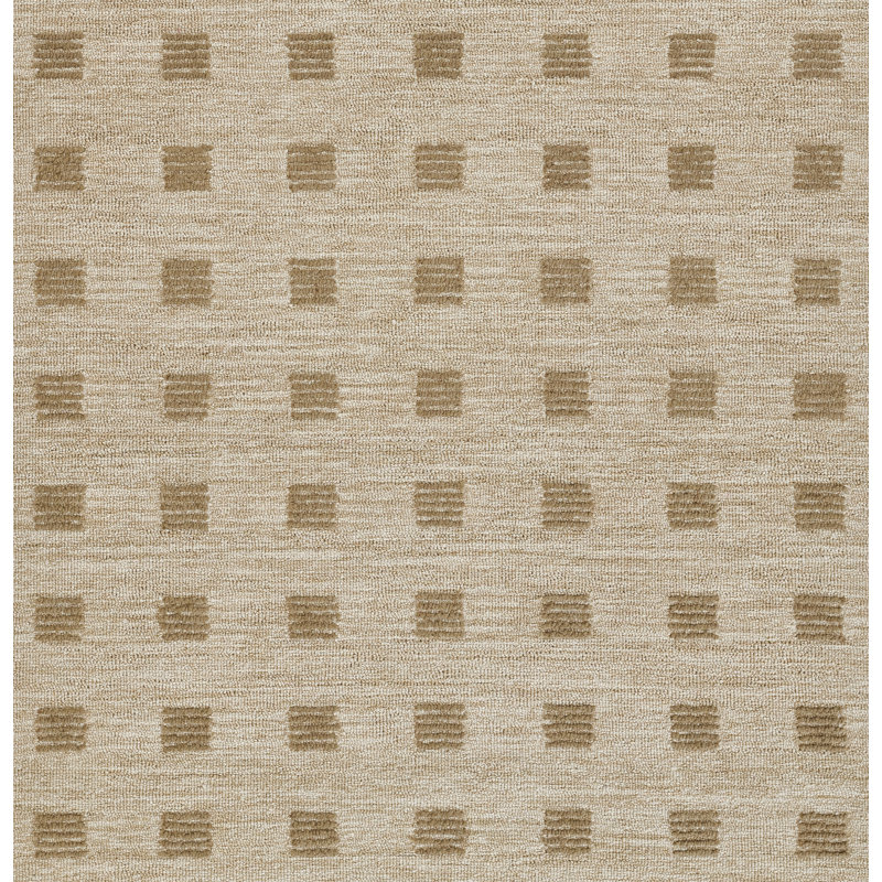 Corinth Hand Tufted Wool Geometric Rug, Rectangle 8' x 10'