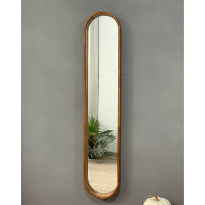 Miroir mural 9,5 "x 47,2" avec cadre ovale allongé