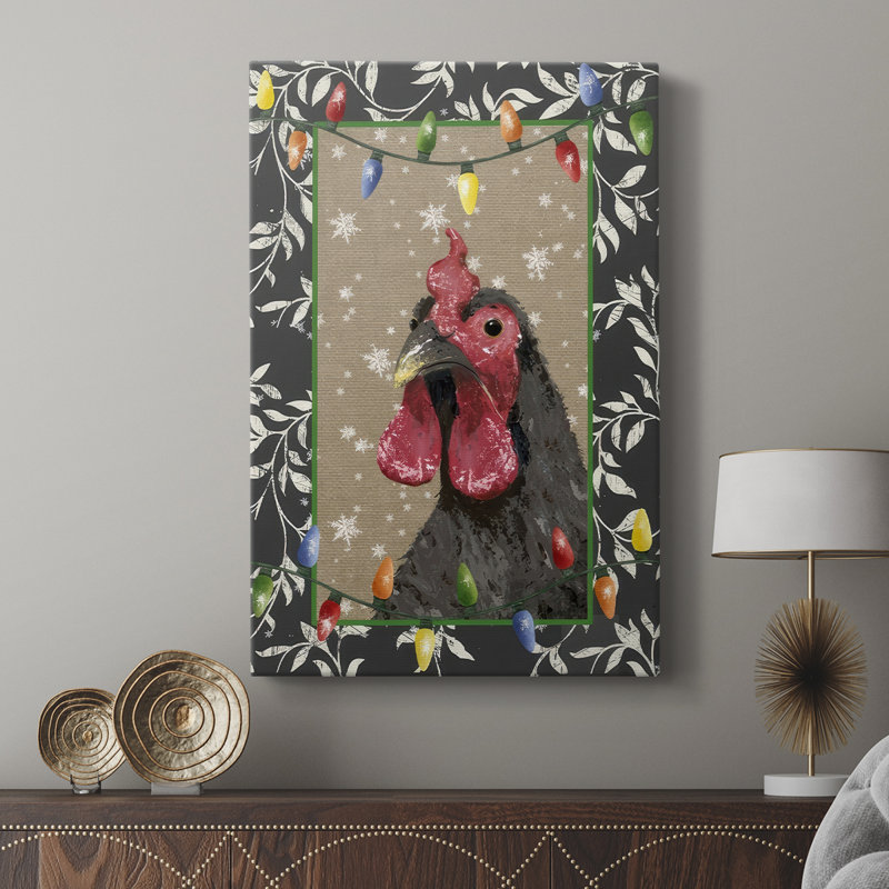 County Christmas Farm IV - Galerie Cavas sur mesure, H 18 po x l 12 po