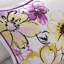 Ensemble de literie à motif floral ultra doux en peau de pêche - tailles simple à très grand / très grand californien, antimicrobien et hypoallergénique avec coussins décoratifs (rose / bleu)-123203905-123203903