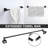 Bathroom Hardware Set 4 Pieces,Stainless Steel Matte Black Towel Bar Set, Includes 24In Towel Bar, Towel Ring, Robe Towel Hooks,Toilet Paper Holder, Bathroom Towel Rack Set