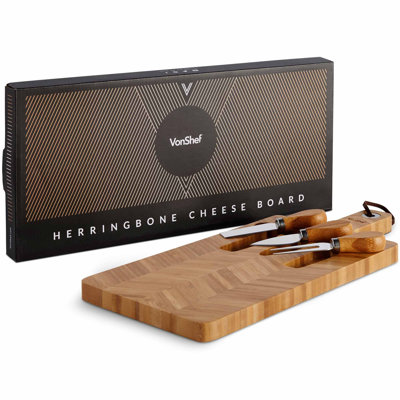 VonShef Wood Cheese Board