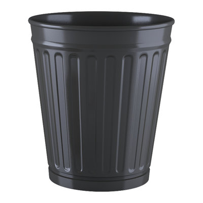 Steel Open Waste Basket - 2.5 Gallons
