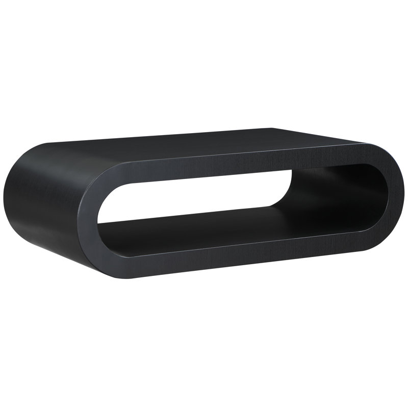 Table basse Solid, Noir