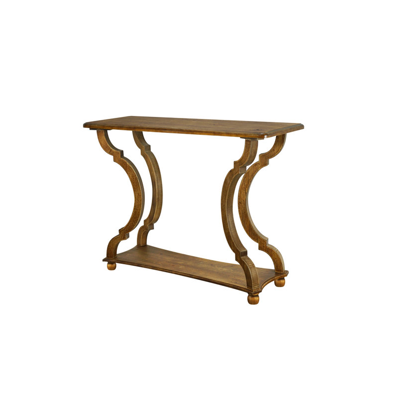 Leppert 42'' Console Table, Brown